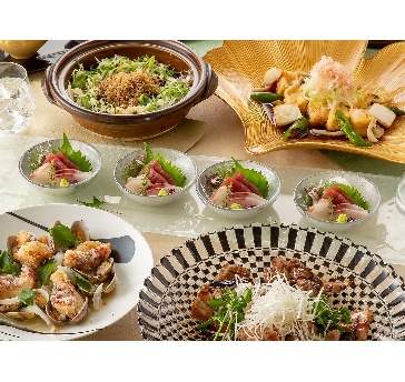 【あおいコース】全7品 2時間飲放付 5830円⇒5300円(税込)