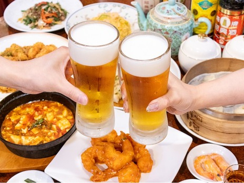 【お料理】
おいしい料理とビールで楽しい会の始まりを♪