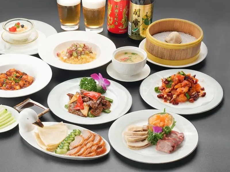 【2時間飲み放題付き】フカヒレ姿煮や大海老のマヨネーズ和えなど全9品！『竹コース』