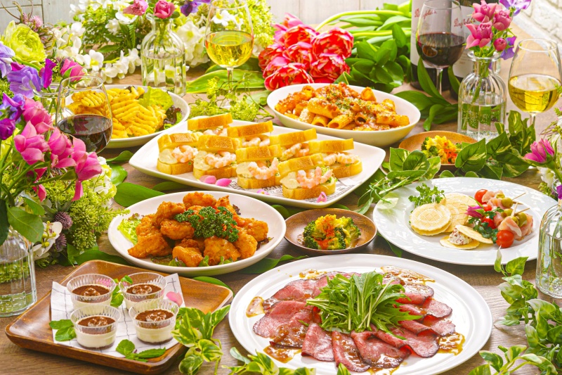 金土日祝【2時間飲み放題】スタンダードプラン＜9品＞会場3時間込
最低保証金額165,000円（税込）～