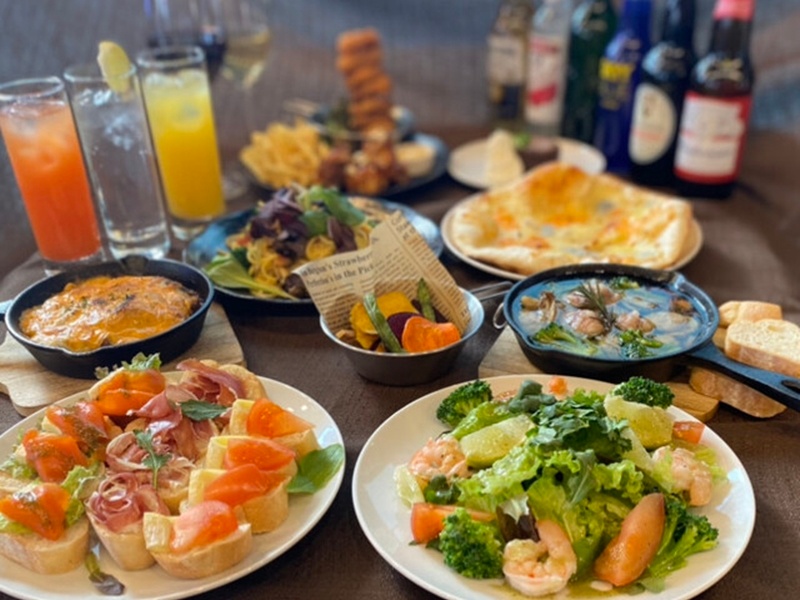 女子会特典【お料理+飲み放題コース+大型LEDvision投影権付き】贅沢プラン!