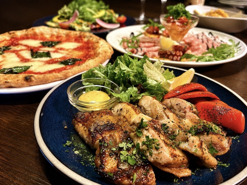 【大満足!料理9品(7皿)+飲み放題90分】 LODI ロダイ 5,000円(税込)