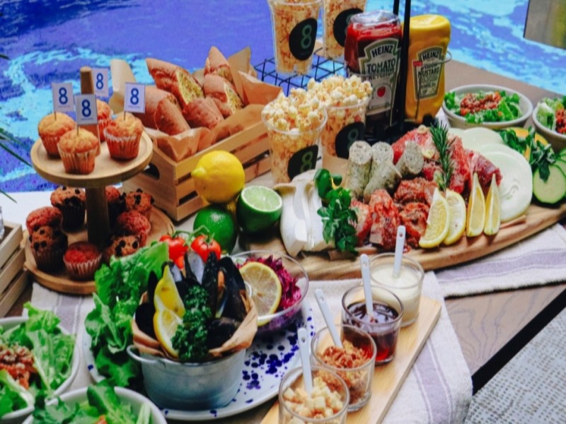 8HOTEL CHIGASAKIの貸切BBQプラン カジュアルコース(全10品)
