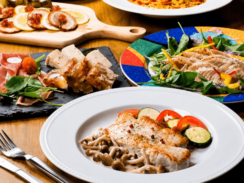 お料理イメージ(パーティーコースはこちらの画像が大皿になるイメージです)
