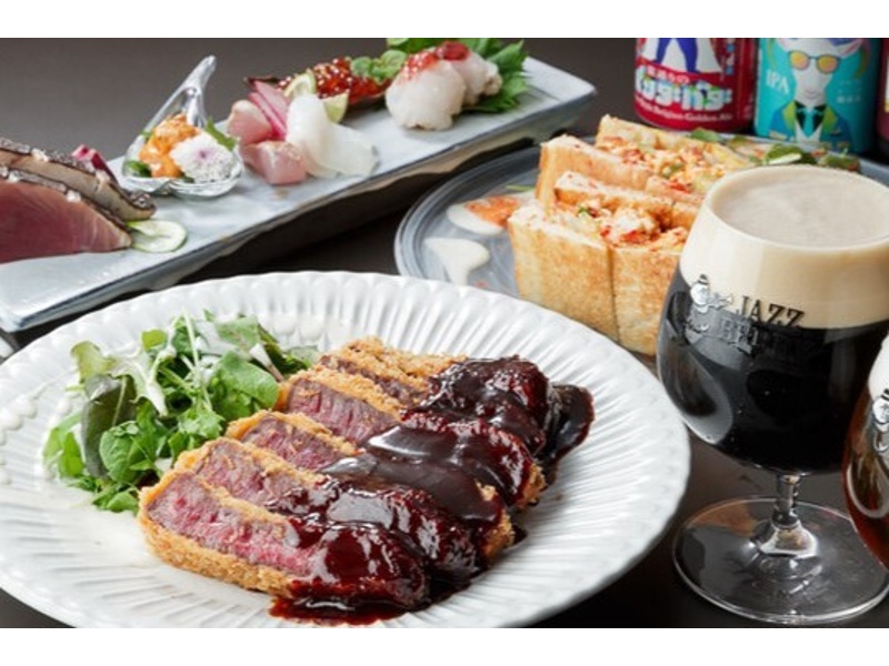 【ビュッフェ】黒毛和牛レアステーキ、低温調理ローストビーフetc.. 90分フリードリンク＋全28品