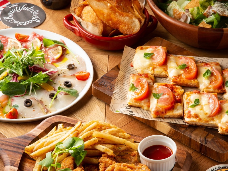 【2時間飲み放題付き】全7品のカジュアルコース