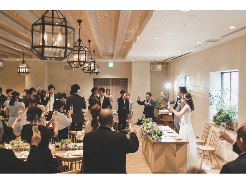 アットホームな会場でリラックスしたパーティを