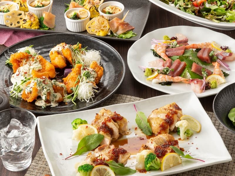 【味わいコース】2時間飲み放題付全8品 4400円⇒4000円(税込)