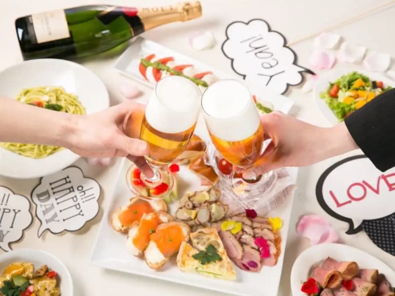 3時間完全貸切＆飲み放題！企業パーティーやwedding☆同窓会やイベントにも「PREMIUMプラン」全11品