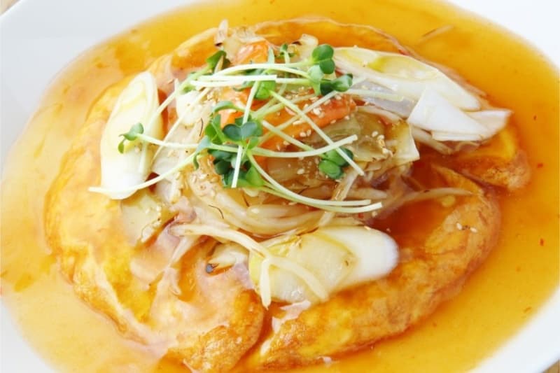 あんかけ玉子焼き