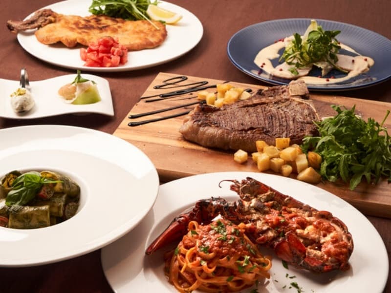 彩り野菜と楽しむ本格イタリア料理
