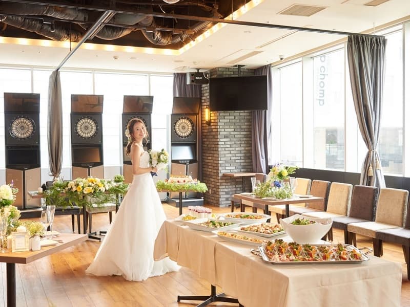 「結婚式・二次会」
ウェディング二次会・打ち上げ・記念日パーティなど、特別な1日にふさわしい空間を。