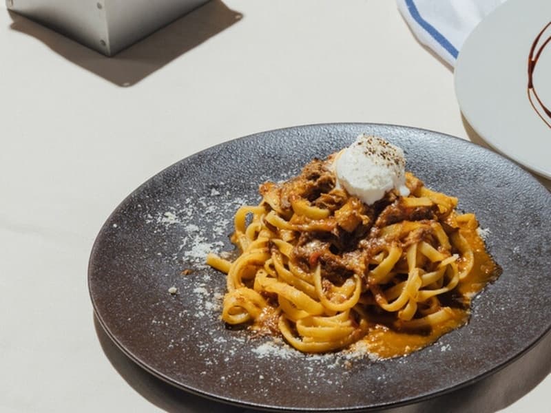 牛ラグーのタリアテッレ/beef ragu tagliatelle