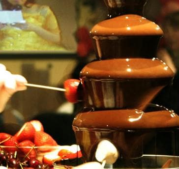 イチオシのチョコレートファウンテン