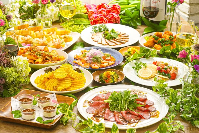 金土日祝【2時間飲み放題】プレミアムプラン＜7品＞会場3時間込
最低保証金額165,000円（税込）～
