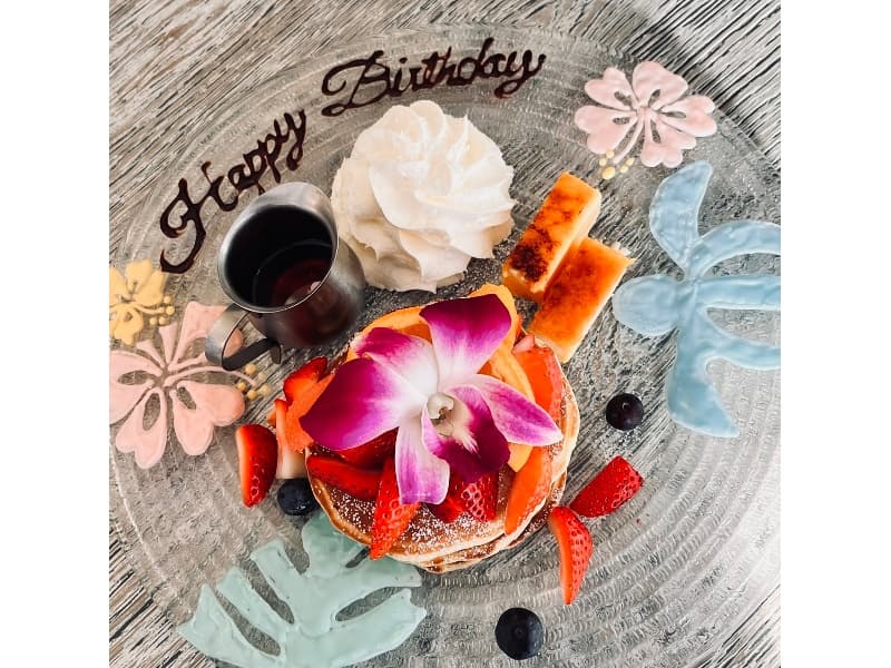 事前予約制。
Anniversaryパンケーキ