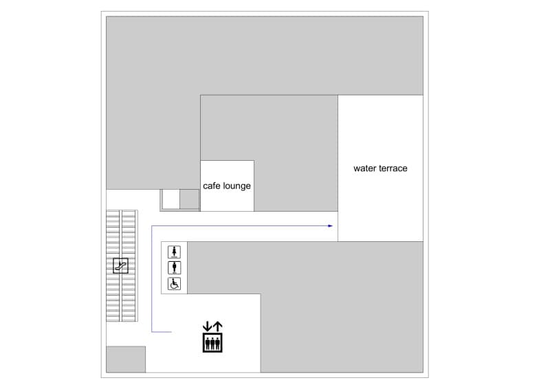 フロアマップ_X PLACE water terrace<歌舞伎町タワー5階>