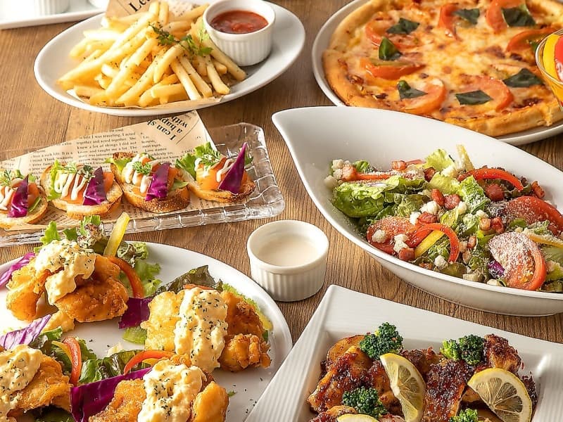 WEDDING貸切プラン☆ 2時間飲み放題 ＆ オプション付 魚料理と鶏料理が楽しめる【カジュアルコース】