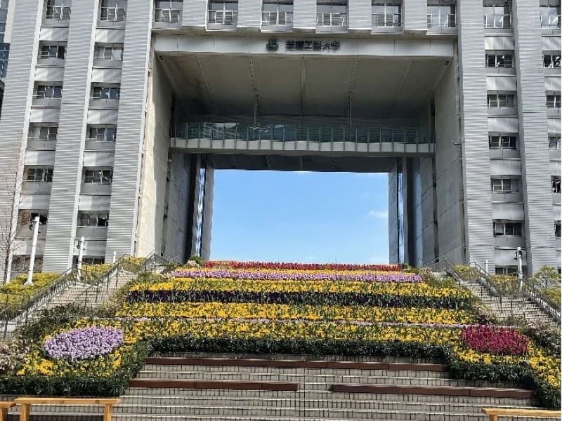 大学花花壇集合写真