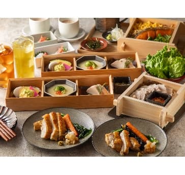 【蒸籠(せいろ)懐石】全7品 2時間飲み放題付 5830円⇒5300円（税込）