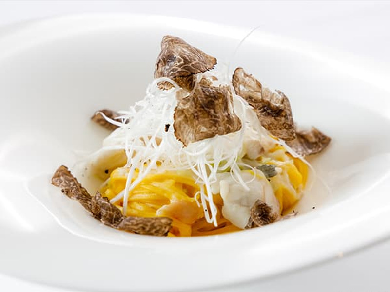 Menu Cena Speciale 日田産鰻とあか牛炭火焼のディナーコース