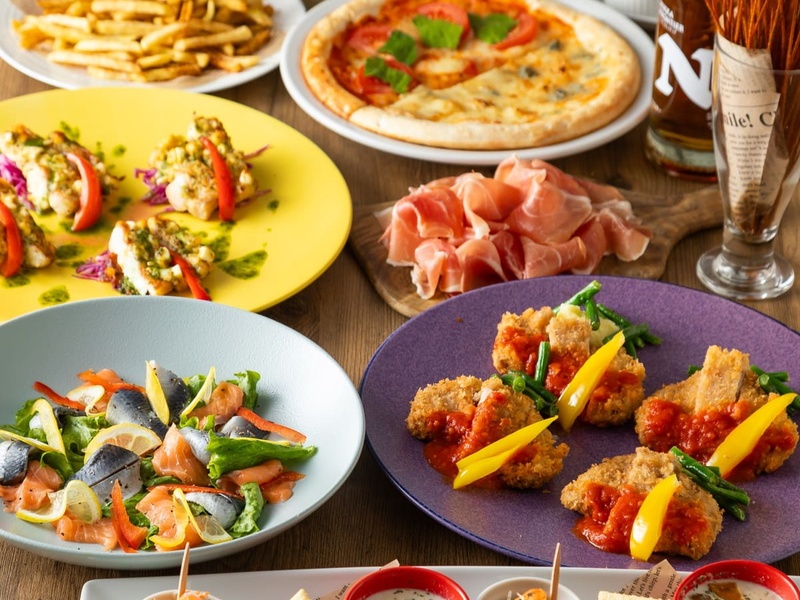 【貸切・2時間飲み放題&ダーツ投げ放題付き】名物ハモンセラーノ付きレガロセレクトコース