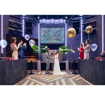 天空のラウンジで挙げるスタンダード2次会プラン