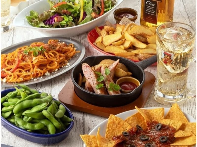 2次会やちょっとしたパーティーに【ライトコース】2時間飲み放題付 3300円⇒3000円(税込)