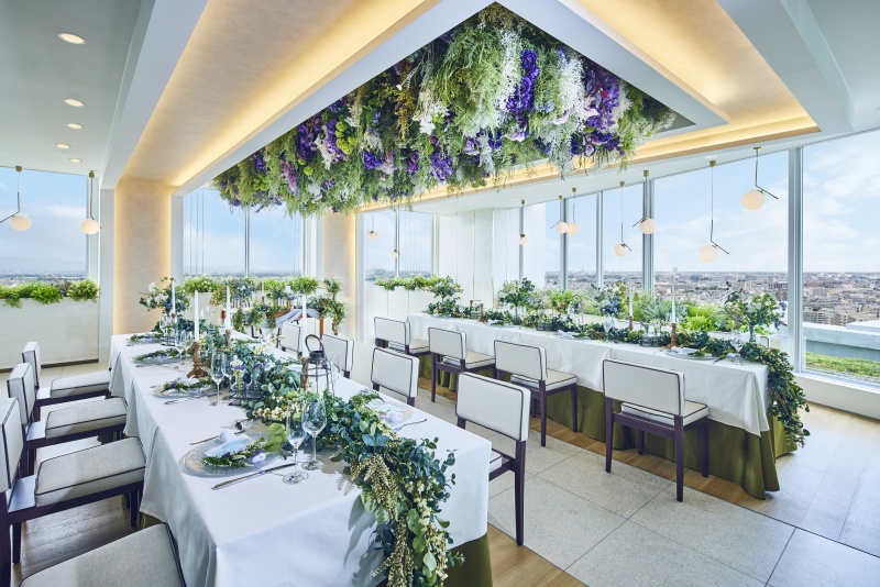 【SKYLOUNGE】74.9㎡/22.7坪
■着席~40名様
■立食~80名様