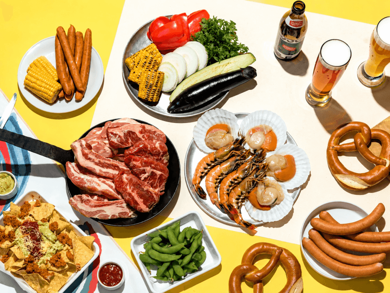 手ぶらでBBQとクラフトビールが楽しめる