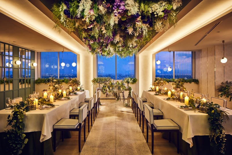 【SKYLOUNGE】74.9㎡/22.7坪
■着席~40名様
■立食~80名様