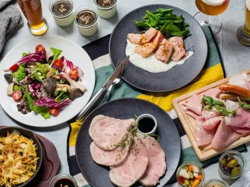 【クラフトドイツビール】【2時間飲み放題付き】お魚/お肉/デザートも楽しめる!プレミアム「7000円コース」