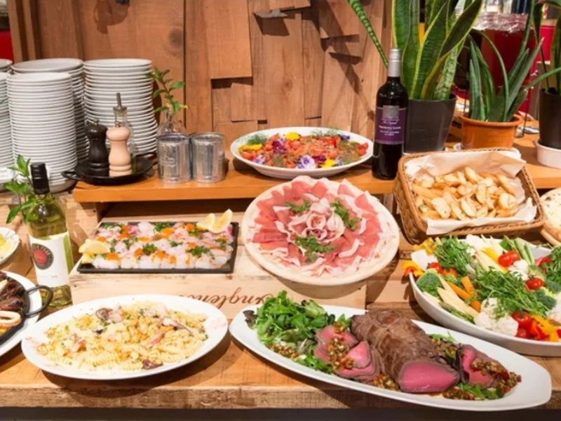 豪華なお食事でゲストも大満足!!