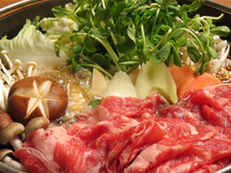 【食べ飲み放題】すきやき ※3つのコースからお選びいただけます