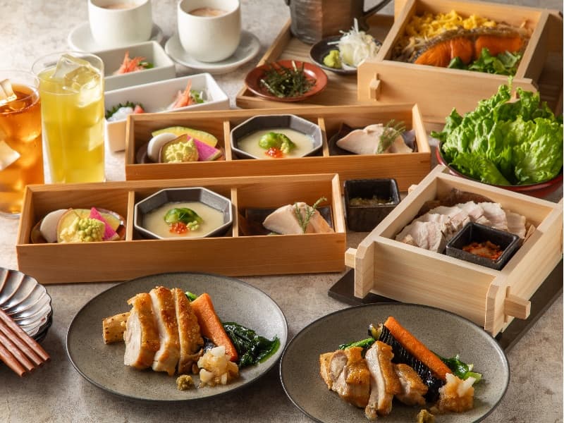 【蒸籠(せいろ)懐石】全7品 2時間飲み放題付 5830円⇒5300円(税込)