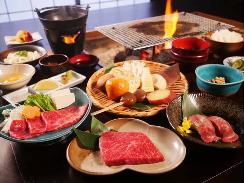 能登牛炭火焼き御膳
