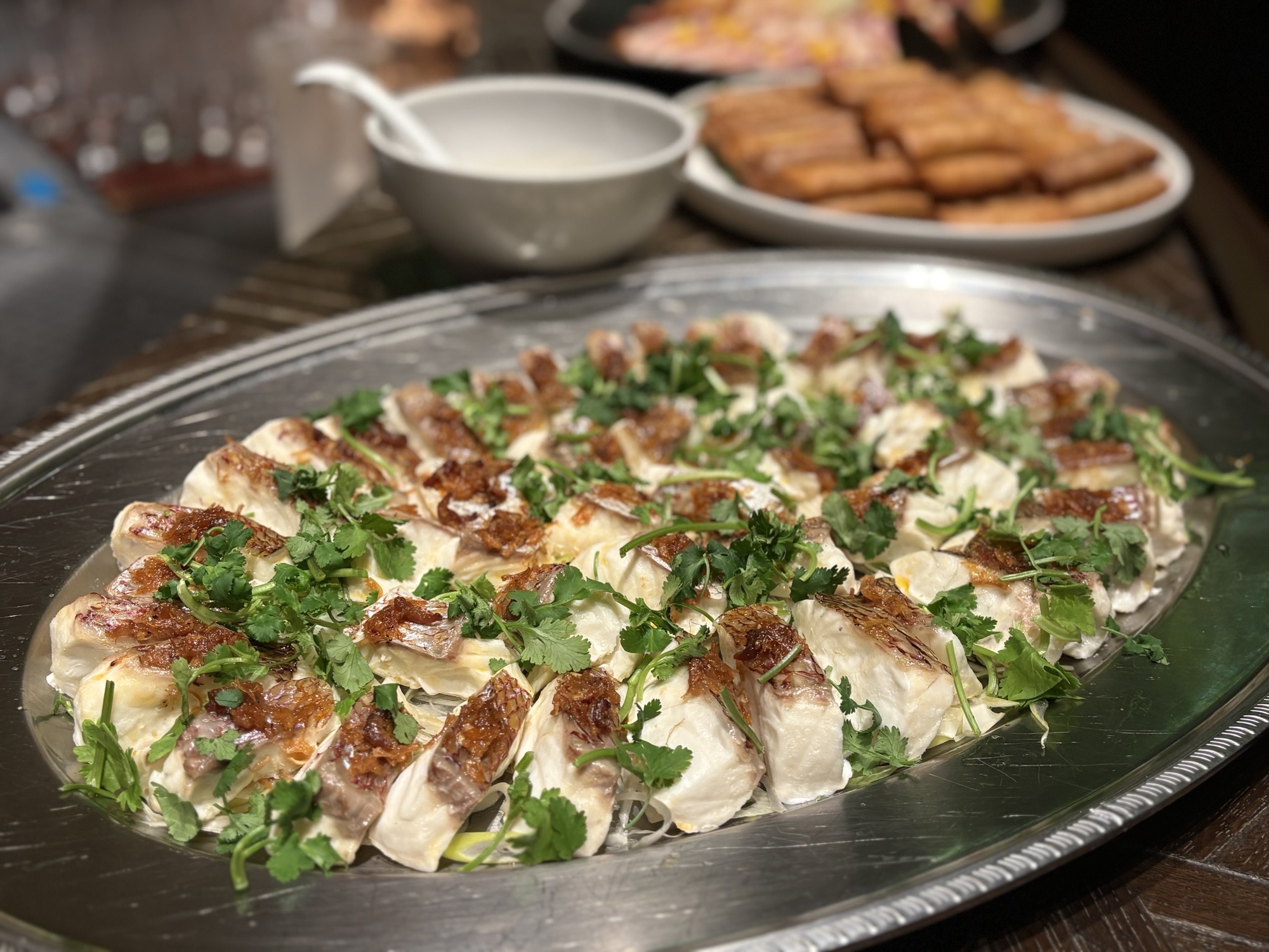 【貸切二次会】Luxury Course|真鯛の香草蒸し・紅茶鴨のスモーク・鯛めし+2h飲み放題付き