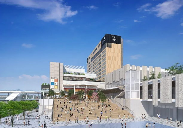 ウツノミヤテラス内に位置する好アクセス会場。
宇都宮駅東口直結のため遠方ゲストも迷わず来館でき、商業施設ならではの利便性も魅力。パーティー前後のお買い物や待ち合わせにも便利で、二次会後の移動もスムーズです。