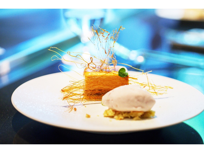 目で見て楽しめる盛り付け