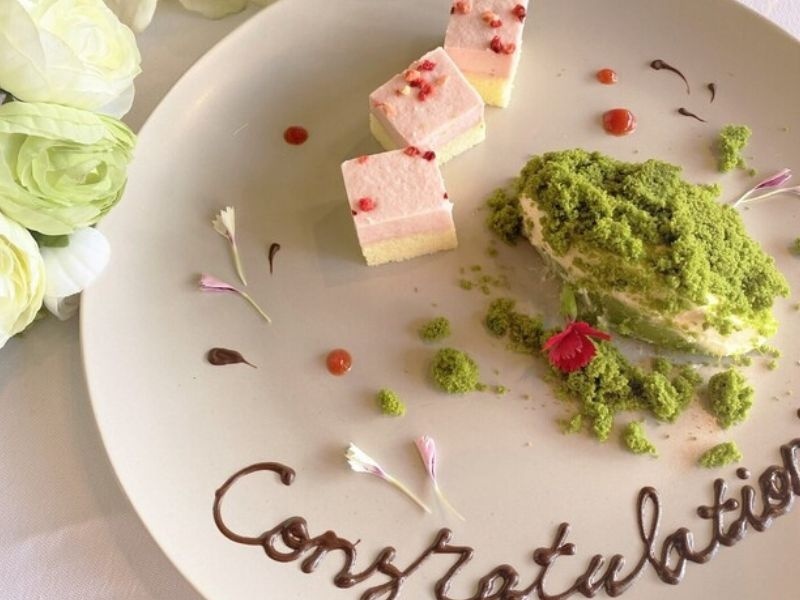 デザートメッセージも承っております