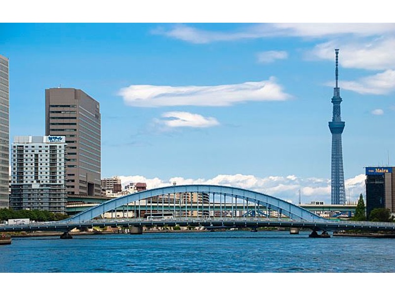 永代橋、スカイツリー