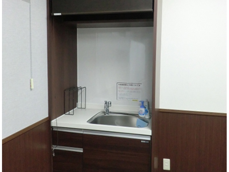 【Room4B】4Bには室内に給湯コーナーがあり、パーティー利用に便利