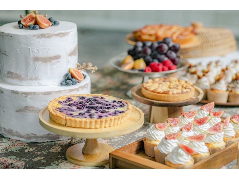 人気のデザートビュッフェ