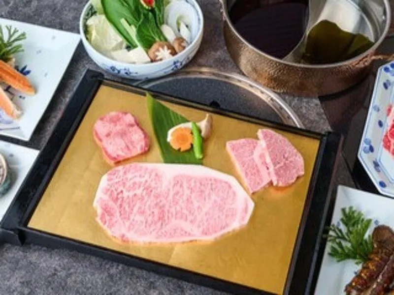 【12/1～1/3】ランチタイム限定価格！【松阪の宴】　松阪牛焼肉＆しゃぶしゃぶ＆すき焼きの食べ放題　飲み放題付き【2時間制】