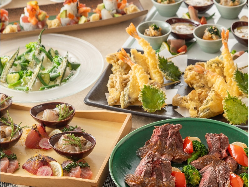 【厳選コース】全9品 2時間飲放題付 5830円⇒5300円（税込）