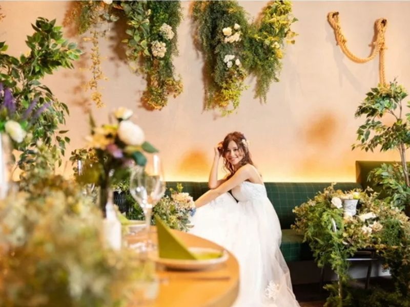 かわいい会場で新婦様も大喜び♪