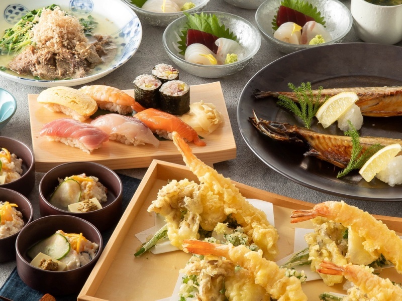 【あおい雲丹コース】全9品 2時間飲み放題付 6,930円⇒6,300円(税込)