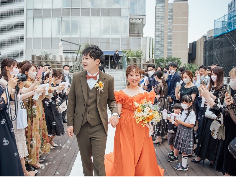 オープンテラス
開放的な雰囲気でのパーティーにおすすめ。
オープンテラスではペット同伴も可能です。（エレベーターなどの共有部ではカート・ゲージ必須）