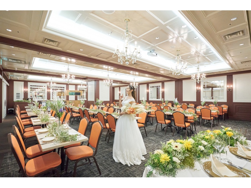 グランフロント大阪南館B1階
一般フロアとは別に、締め切って使用できるバンケットがあります。