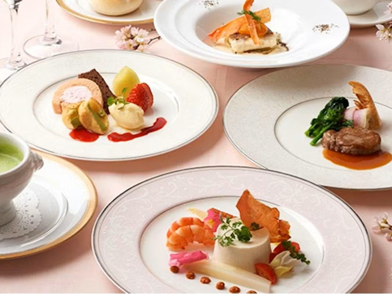 フランス料理・中国料理・イタリア料理・から選べるコース料理は特別な日にピッタリ！